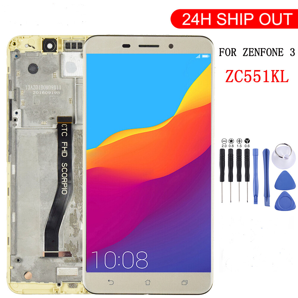 Ipartsexpert For Asus Zenfone 3 Laser Zc551kl Z01bdc Lcd Display Touch Screen Digitizer Assembly Lcd Replacement For Asus Zenfone 3 Laser Lazada Ph