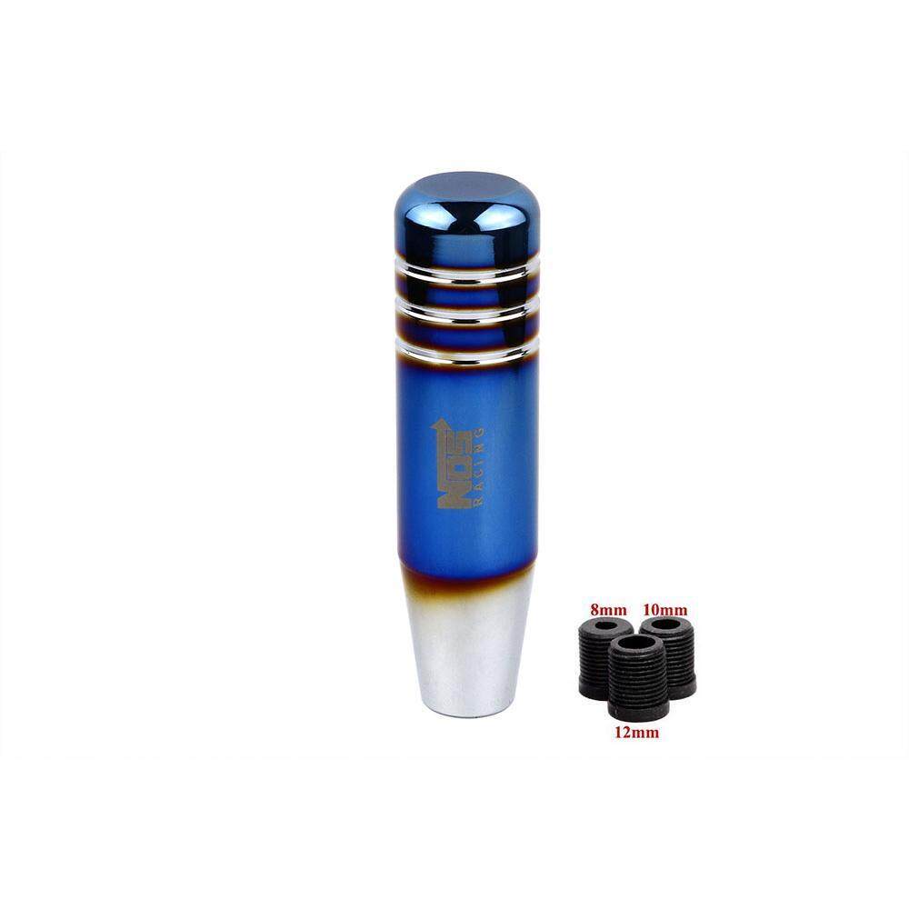 Đa Năng NOS Bị Cháy Xanh Dương Nhôm Bánh Răng Chuyển Dịch Núm Sang Số LEVER Đầu 13 Cm Cho Xe Hơi Tự Động Thân Cây