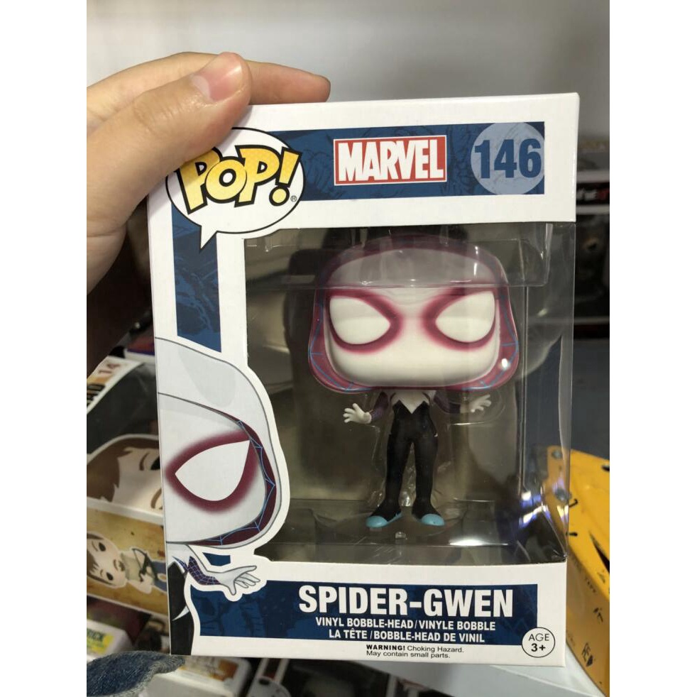 Đồ Chơi Mô Hình Marvel: Spider-Gwen Đầu Bobble 146 Funko POP