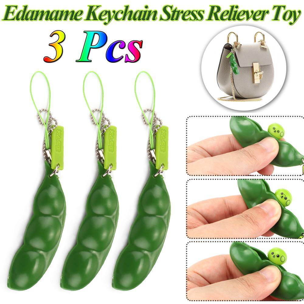 edamame keychain
