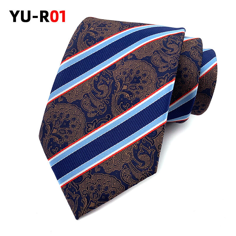 2021 New British Gentleman Striped Men's Tie