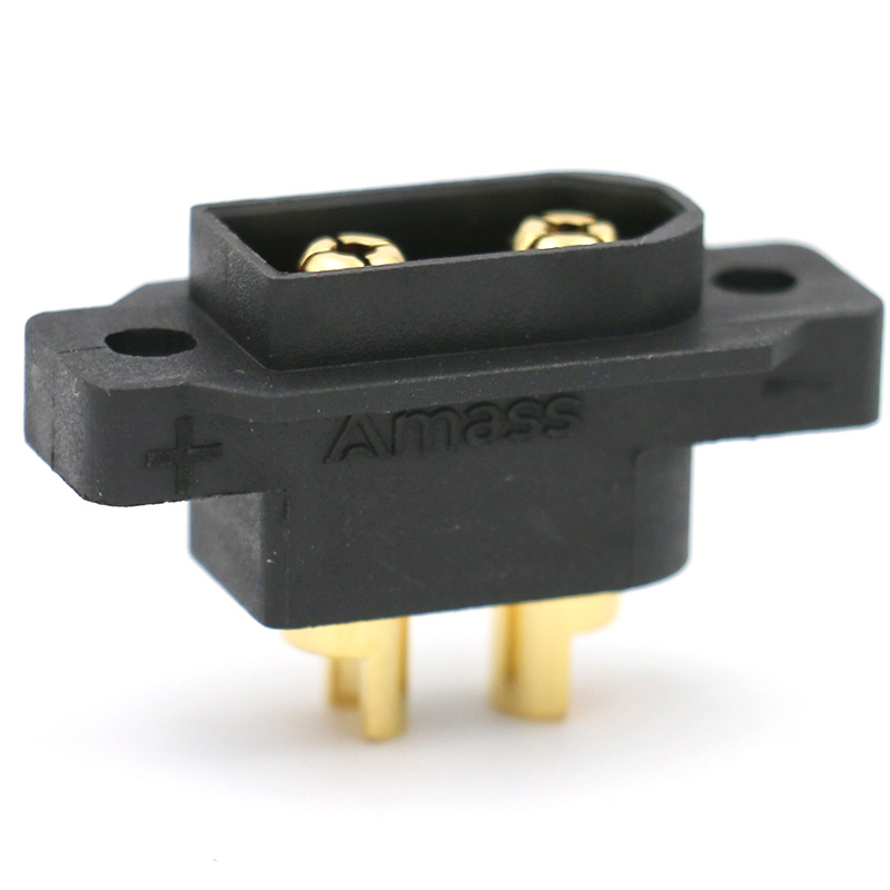1 / 2 PCS Amass XT60EW-M Mountable XT60E Male Plug Connector for RC Drones Aircraft FPV Racing Drones