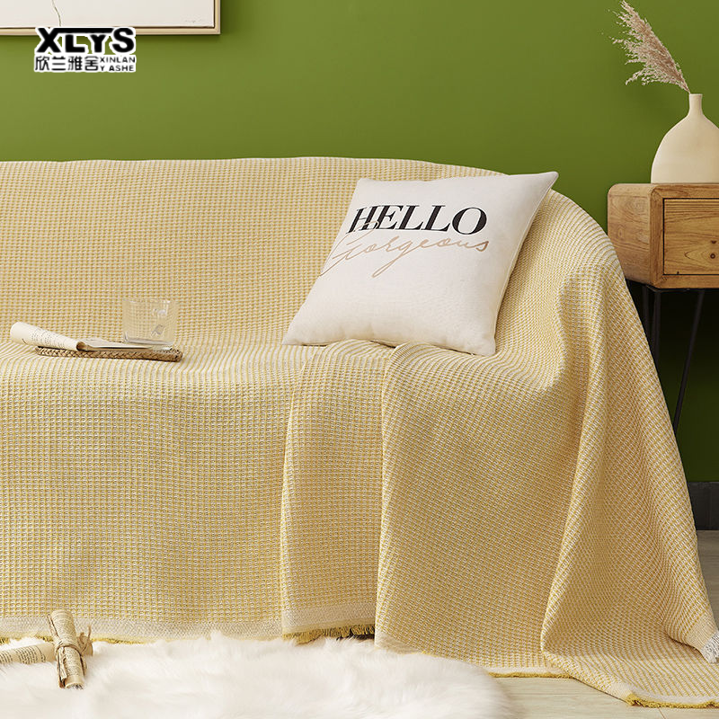 XINLANYASHE sofa cover sofa towel pure cotton sofa pad sofa cover towel cover