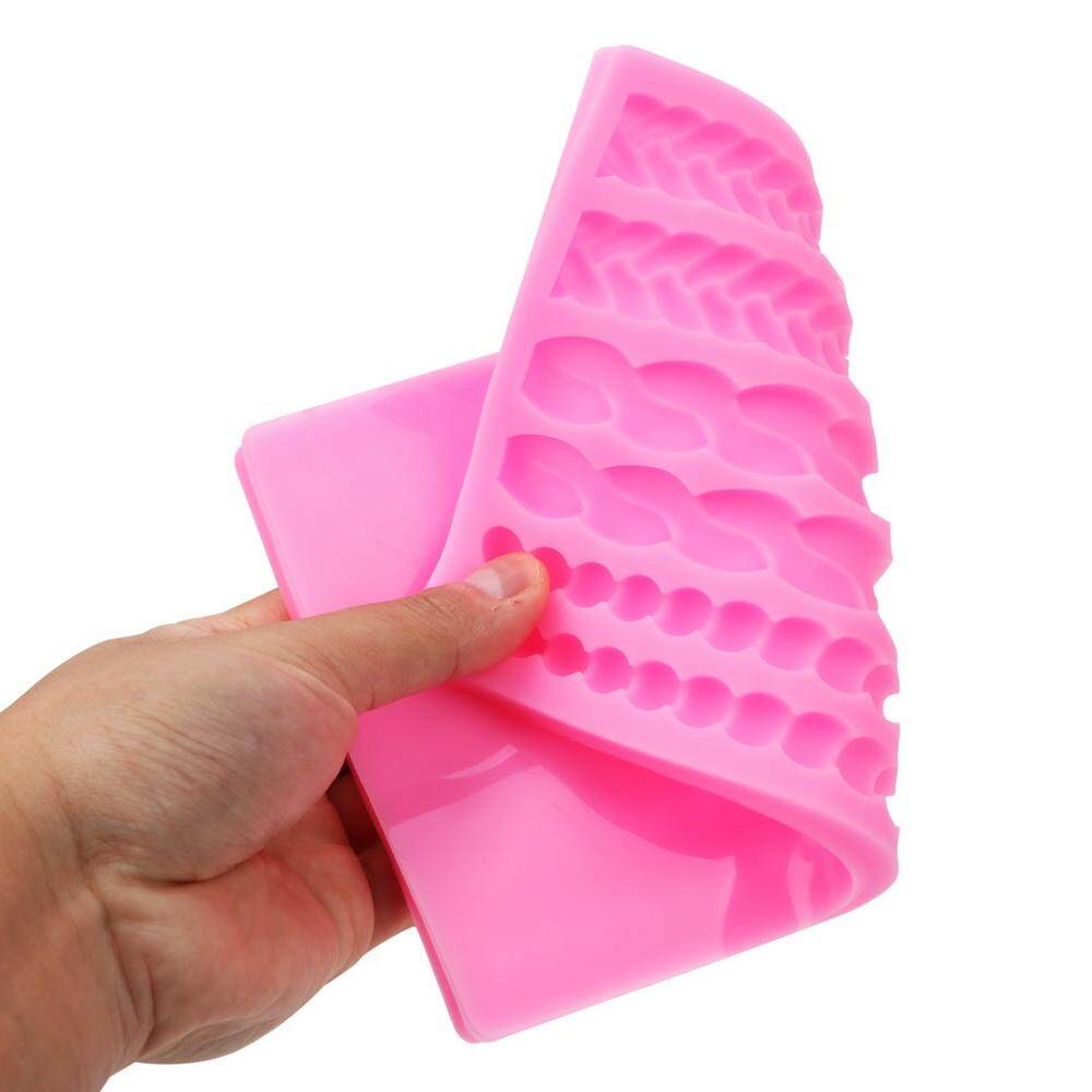 Socola Đường Khuôn Bánh Trang Trí Viền Dây Bánh Biên Giới Silicone Fondant Khuôn Nướng Bánh Khuôn Bakeware