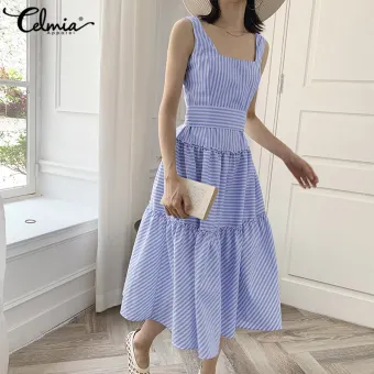 light blue beach maxi dress