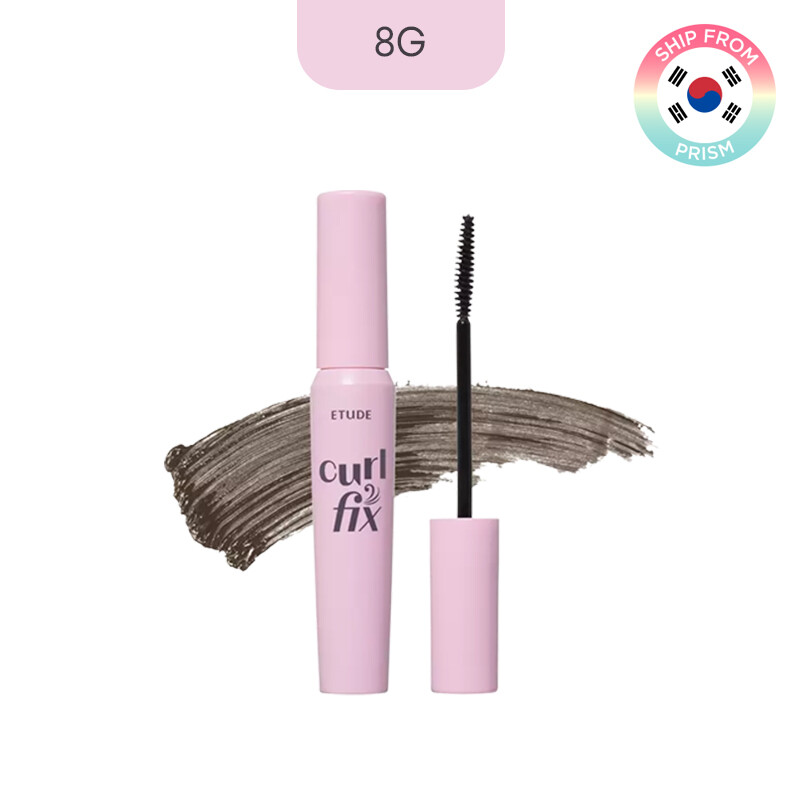 Etude house curl fix mascara new - 3 colors / long-lasting curl / smudge-proof / waterproof / vegan mascara