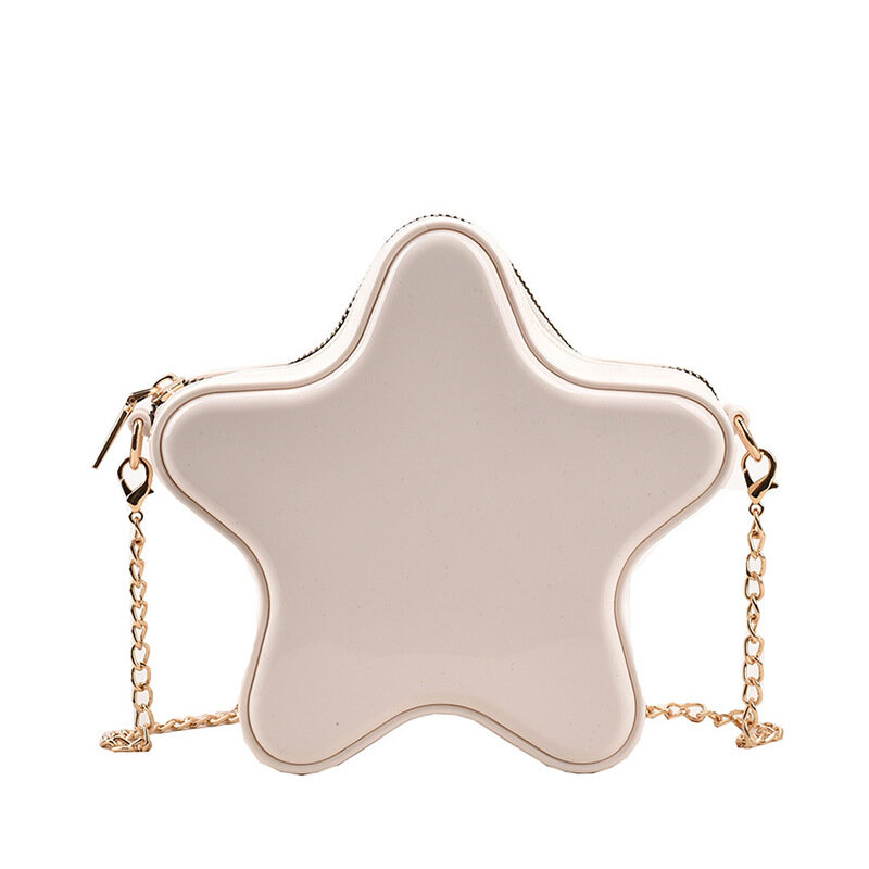 ELACCENT Cute girl personality Star shoulder bag Fashion design Crossbody chain bag