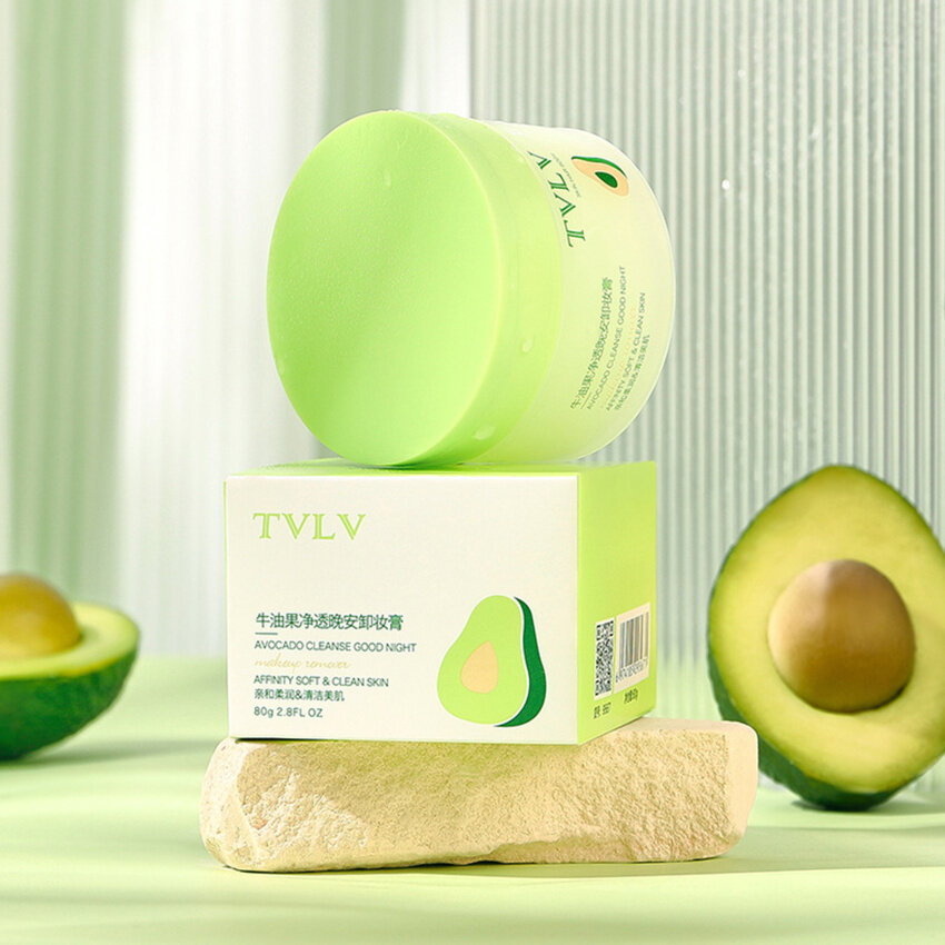 【In stock x TOPQSC】Avocado Makeup Remover Deep Facial Cleansing Balm Fast Emulsification