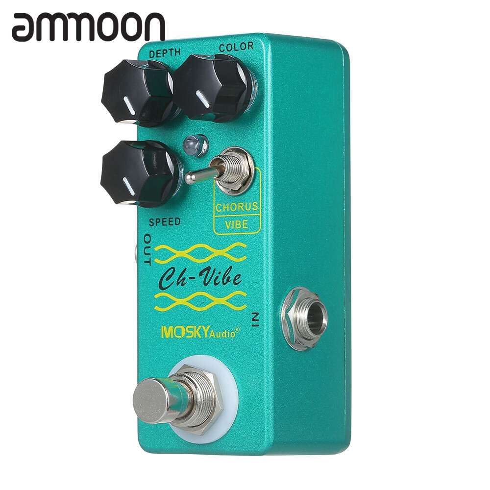 MOSKYaudio Chorus/Vibe Effect Pedal Guitar Effects Pedal Single Mini Effect Pedal