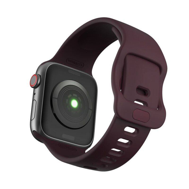 Silicone Strap for Apple Watch Ultra SE 6 5 4 3 Band 49mm 45mm 44mm 41mm 40mm 38mm 42mm Watch 4 Band Sport Belt Bracelet Correa for iWatch Series 9 8 7 6 5 Accessories