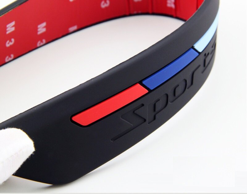 2023 2pcs Wow glue M Power M performance car bumper sticker For BMW E46 E60 E64 E70 E83 E85 E87 E90 F10 F20 F30 1 2 3 5 7 X