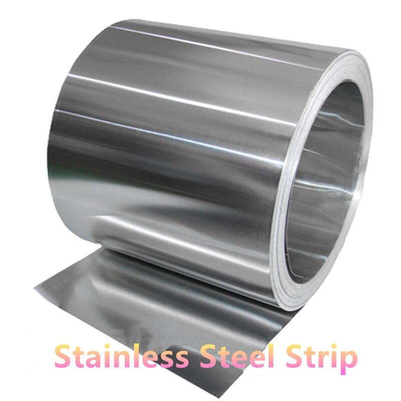 304 Stainless Steel Strip Thickness 0.01Mm ~ 0.1Mm Steel Sheet Thin Steel Plate Corrosion Resistance Customizable Specifications