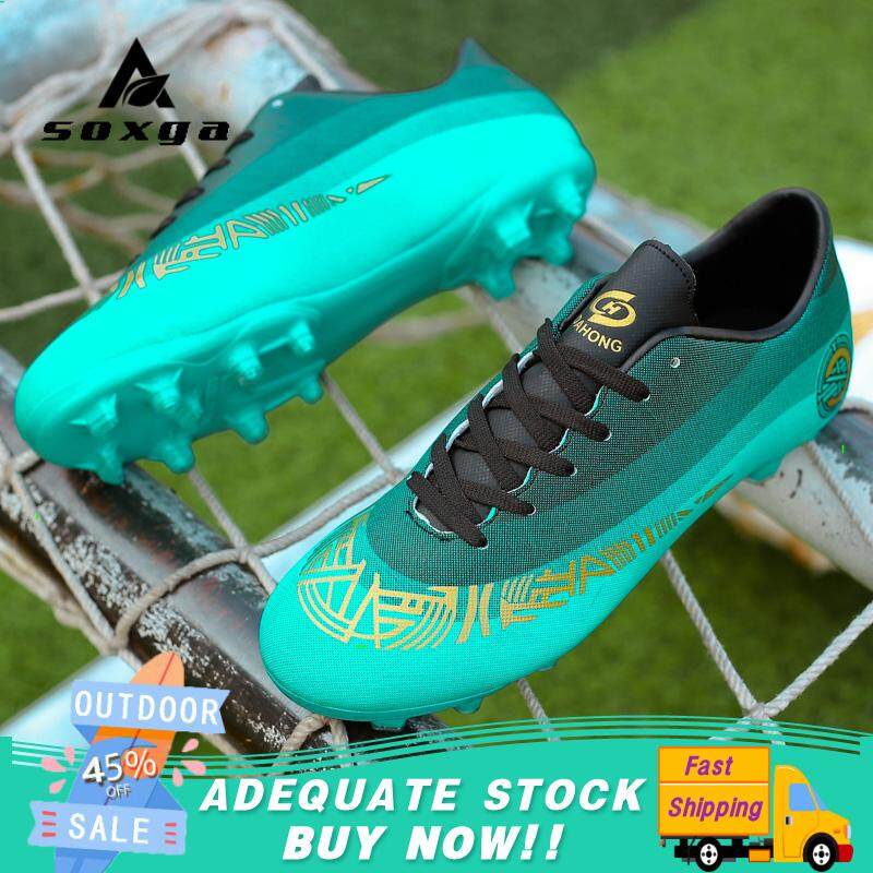 Soxga Football Shoes Men Turf Spikes Football Boy Women Outdoor Athletic Trainers Sneakers Adults Brand Professional Soccer {free Shipping} By Soxga