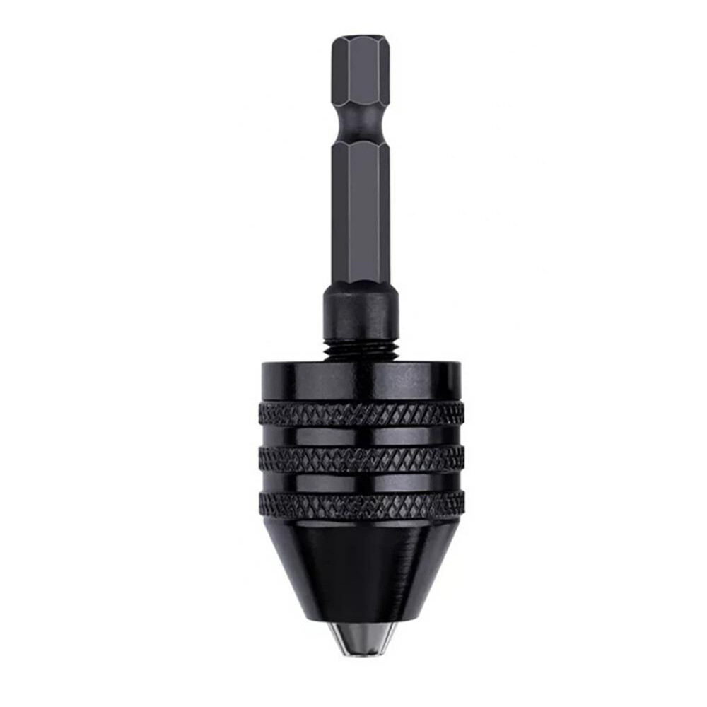 1PCS 0.3-3.6mm Drill Chuck Electric Motor Clamp Mini Chuck Fixture Hex Shank Drill Bit Adapter Keyless Screwdriver Impact Driver Adaptor