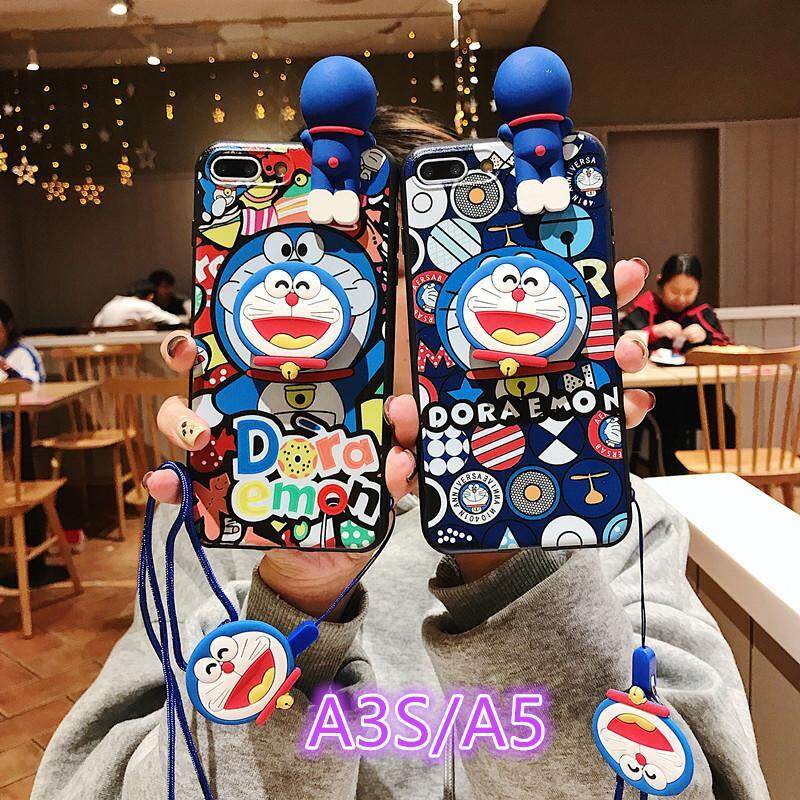 Giá OPPO A5 Ốp Lưng Oppo F5 F1 F3 A1 A3 A3S A37 A39 A57 A59 A59S A71 A73 A77 A79 A81 ốp lưng Thời Trang Cao Cấp Bảo Vệ Đầy Đủ Giá Đỡ Hỗ Trợ Tay Doraemon dành cho Ốp Lưng IPhone Landyard Dây Đeo