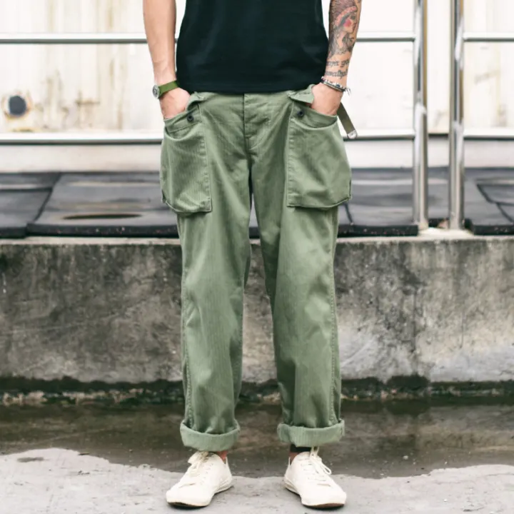 army vintage trousers