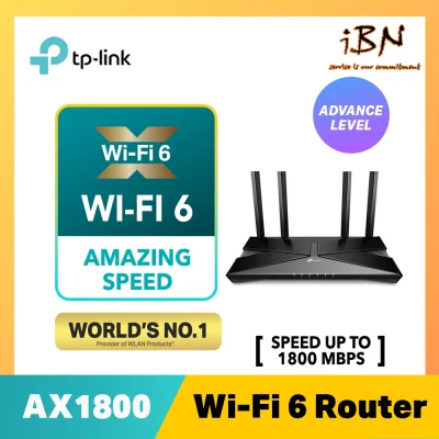 TP-Link Onemesh Archer AX23 - AX1800 Dual-Band Wi-Fi 6 Gigabit Wireless Wifi AX Router For UniFi/Maxis/Time Fiber