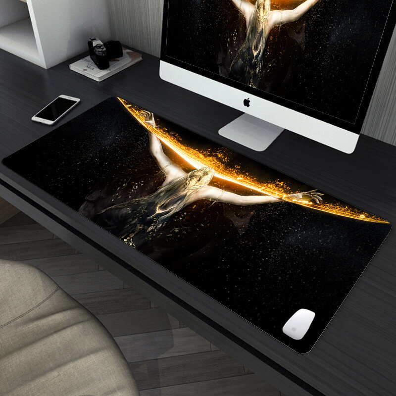 Large Mouse Pad Elden Ring Pc Gamer Keyboard Desk Mat Computer Gaming Accessories Table Mats Laptop 900x400 Carpet Game Mousepad
