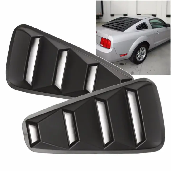 2012 mustang window louvers