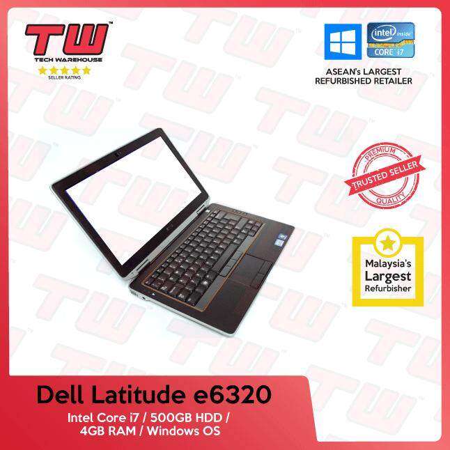 Dell Latitude E6320 Core i7 / 4GB RAM / 500GB HDD / Windows OS Laptop / 3 Months Warranty (Factory Refurbished) Malaysia