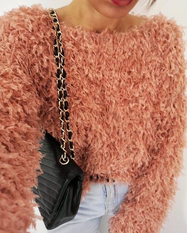 fluffy knitwear