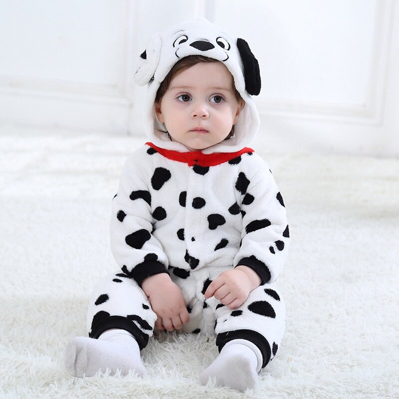 0-3 Years old Baby Animals Cosplay Kigurumis Kids Onesie Anime Cartoon Cute Sleep Suit Toddler