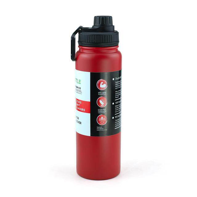 Insulated Sport Thermos Bottle Large Capacity Stainless Steel Water Travel Cup Double Wall Vacuum Flask Thermal Mug