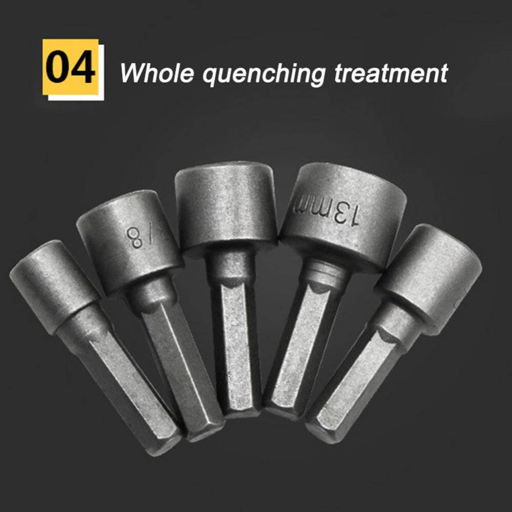 Bộ Mũi Khoan Đai Ốc Công Suất Sâu Chiều Dài Bộ Chuyển Đổi Ổ Cắm Tác Động Cho Tuốc Nơ Vít Cờ Lê 6.35Mm Chuôi Lục Giác