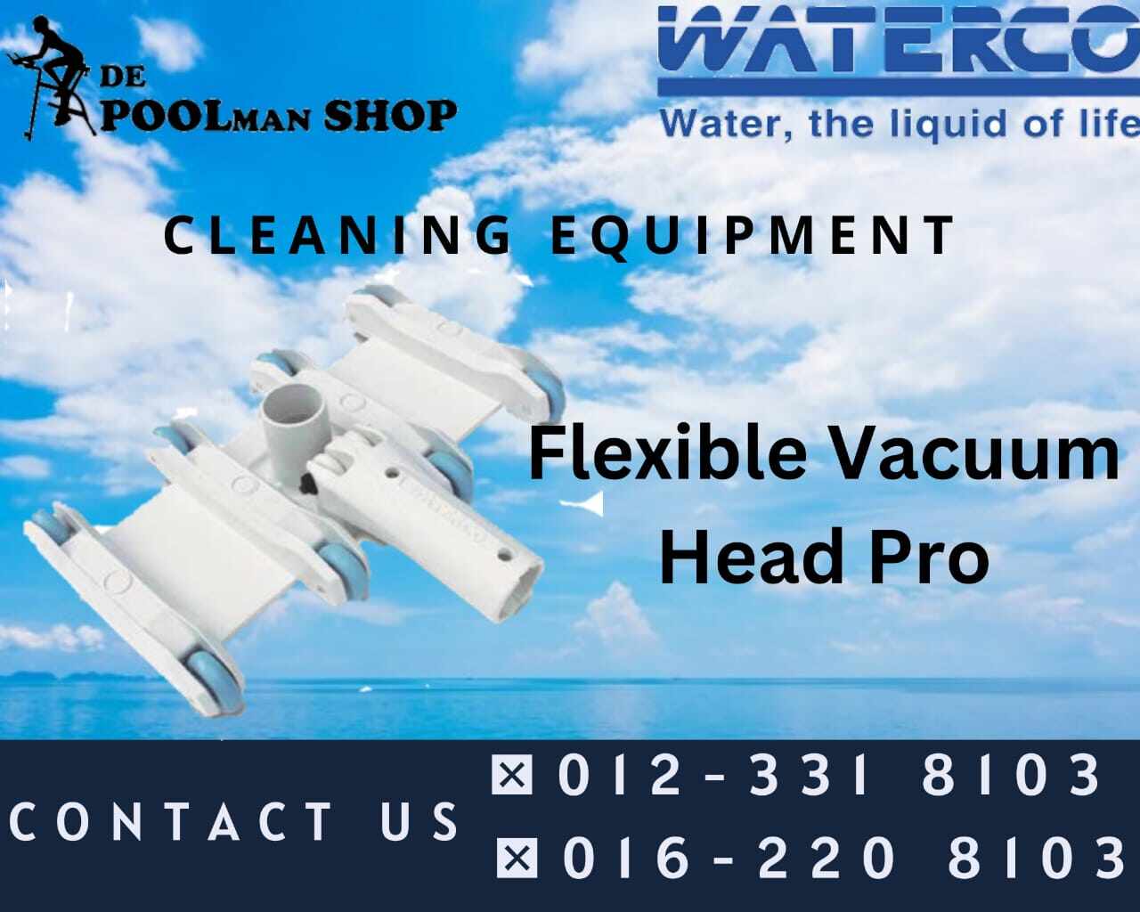 WATERCO FLEXIBLE VACUUM HEAD_PRO SERIES // Swimming Pool Cleaning
