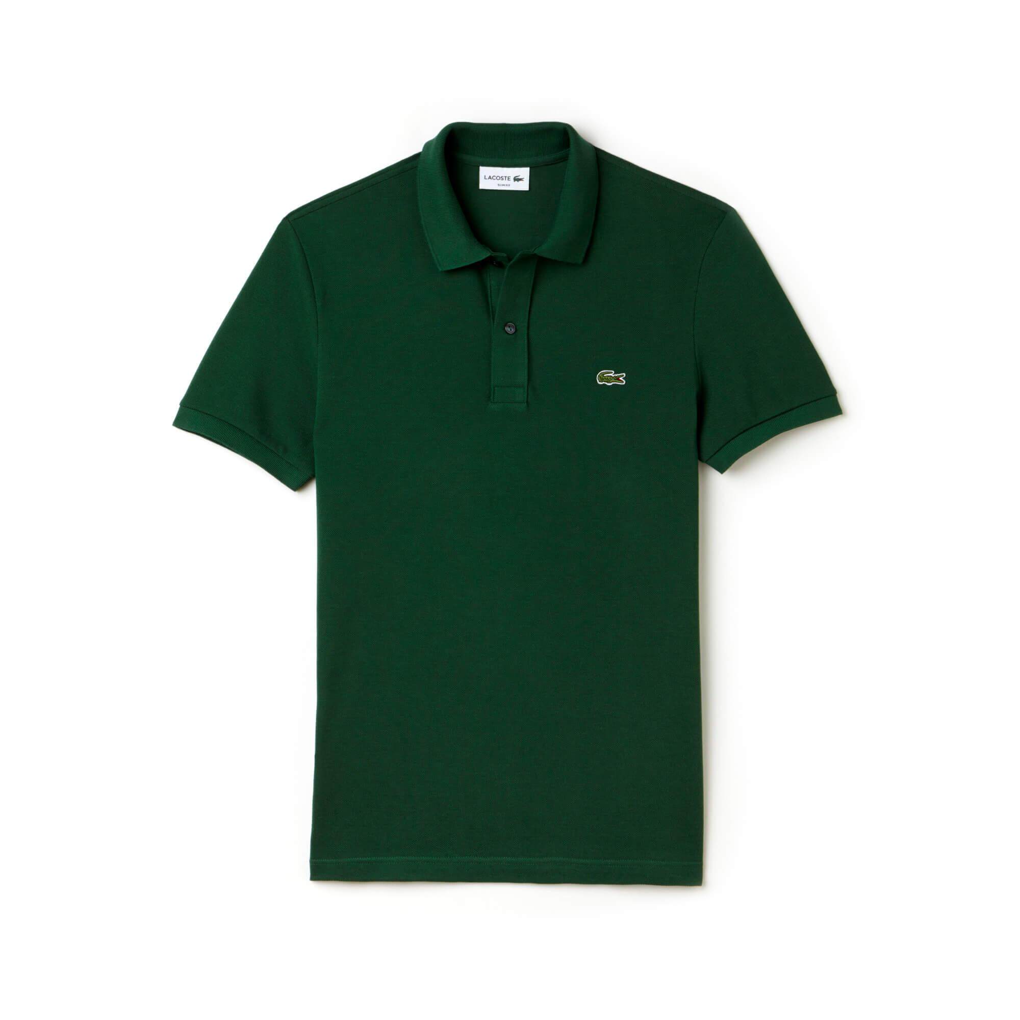 Lacoste mini pique stretch polo Clearance