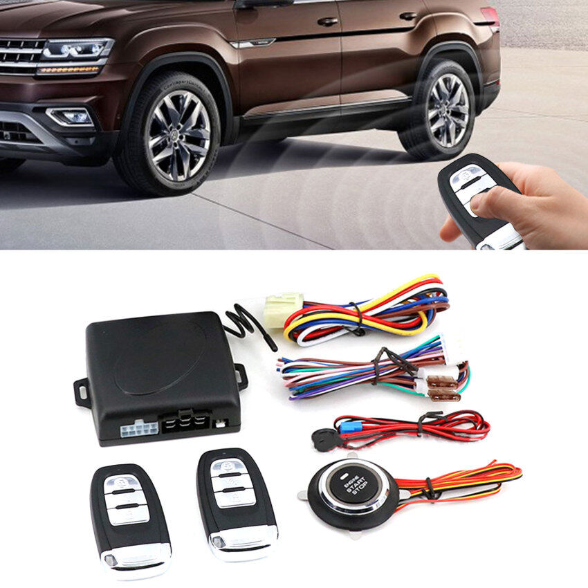 Universal Car Remote Start Stop Kit Control Open Alarm Engine Trunk Keyless Car Gnition