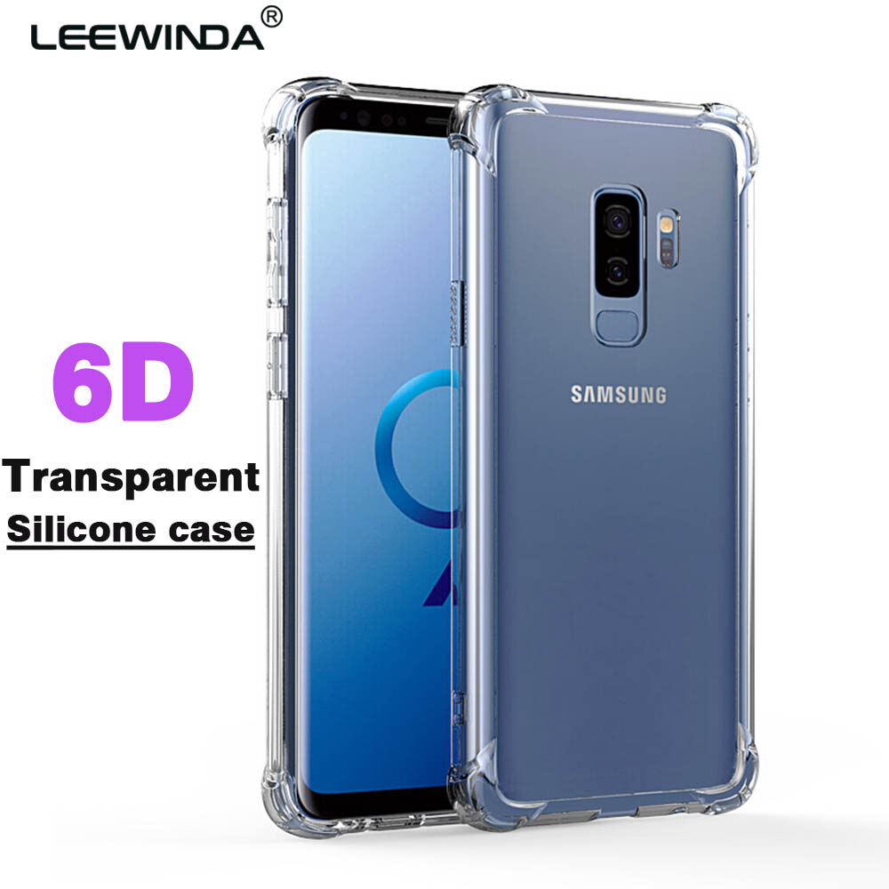 LEEWINDA For Samsung Galaxy J8 J7 J6 J5 J4 J2 Prime Plus Core Pro J730 J610 J410 J250 G530 J260 2017 2018 Phone Case，Transparent Soft TPU Shockproof Silicone Protection Back Cover