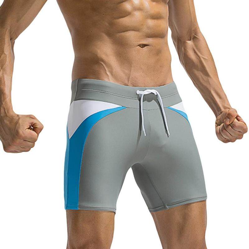 Nơi bán Ackeryshop Mens Breathable Swim Trunks Pants Swimwear Shorts Slim Wear Bikini Swimsuit đồ bơi gợi cảm cho nam *Black