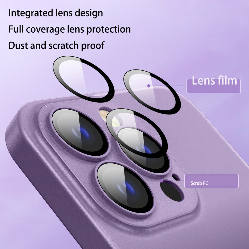 [With Lens Film+Lanyard]KISSCASE for IPhone 14 Pro/iPhone14 Pro Max /14 Plus IPhone 13/13 Pro/13 Pro Max IPhone 12 Pro IPhone 11 Gradient Skin Sensation Frosting Hard Phone Case