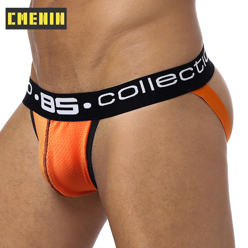 (1 Cái) Mesh Men Underwear Jockstrap Thongs BS139