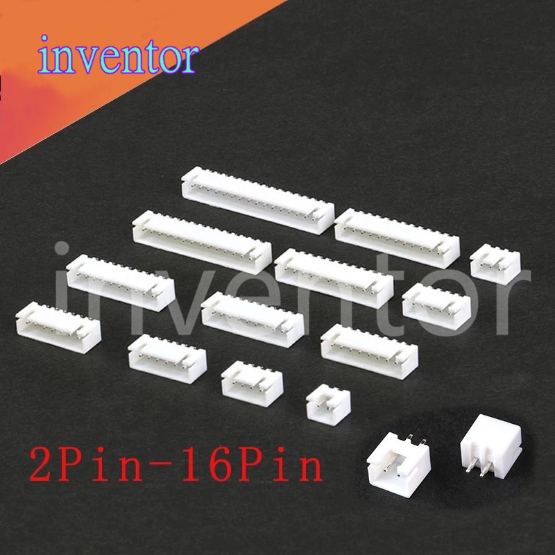 50pcslot xh2.54 xh 2.54mm 2pin 3p 4p 5p 6pin 2.54mm pitch terminals housing pin header connectors for 2p 3p 4p 5p 6pin jst xh 2.54 wire cable connector