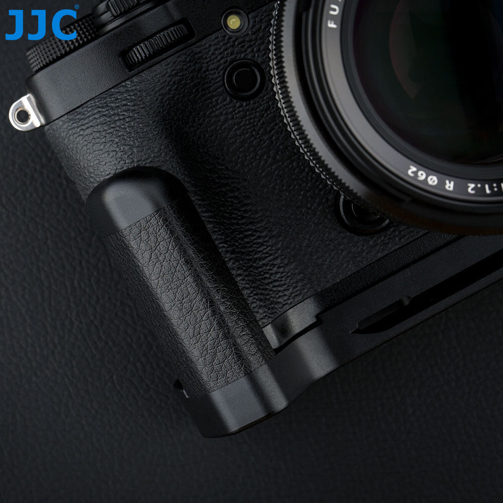 JJC HG-XT3 Camera Solid Metal Hand Grip Secure Handle Bracket For Fujifilm X-T3 X-T2 XT2 XT3 Cameras, Replace MHG-XT3 MHG-XT2