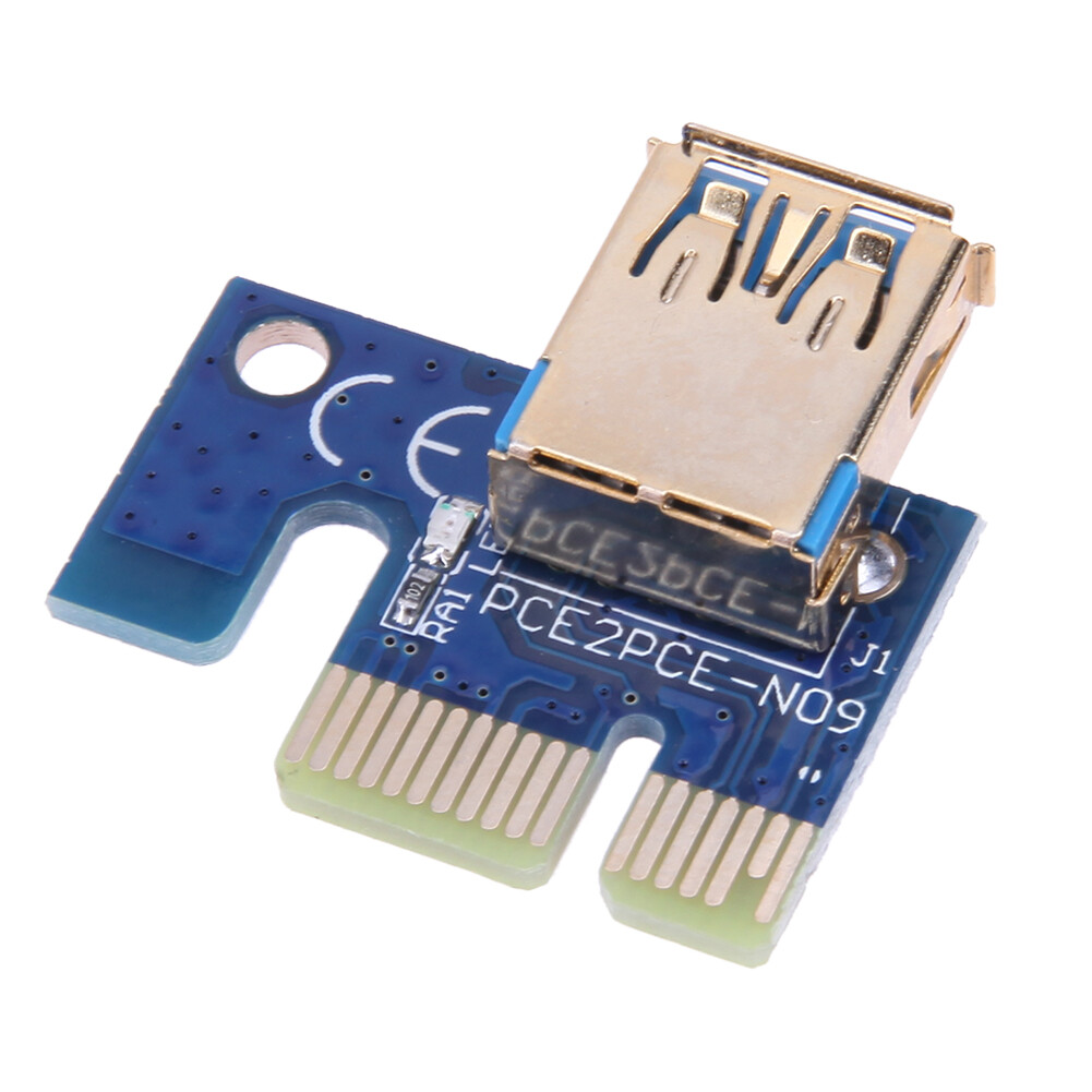 60Cm PCI-E Riser1 X 16X PCI-E USB3.0 009S Adapter Thẻ Cáp Cho Thợ Mỏ BTC