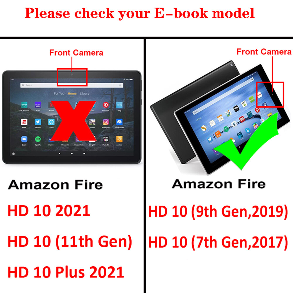 Soft Silicone Jelly Cover Matte White Protective Case For Amazon Fire HD 10 /HD 10 Plus Tablet Cases For Amazon Kindle Fire HD10 11th 9th 7th Generation 2017 2019 2021
