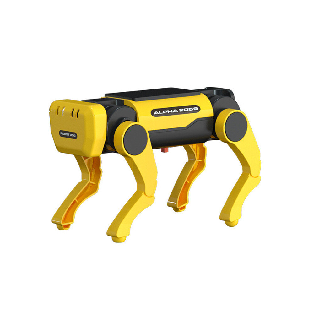 Instruments Self-Install DIY Gadgets Technological Gizmos Intelligent Robot Dog Robot Cattle Toys Solar Powered Educational Toy Assembly Robotical Dog Cattle Kit Students Science Experiment Toy
