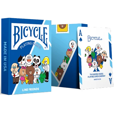 Bicycle Line Friends Family Playing Cards Cute Cartoon Deck USPCC Poker Magic Card Games Magic Tricks Props