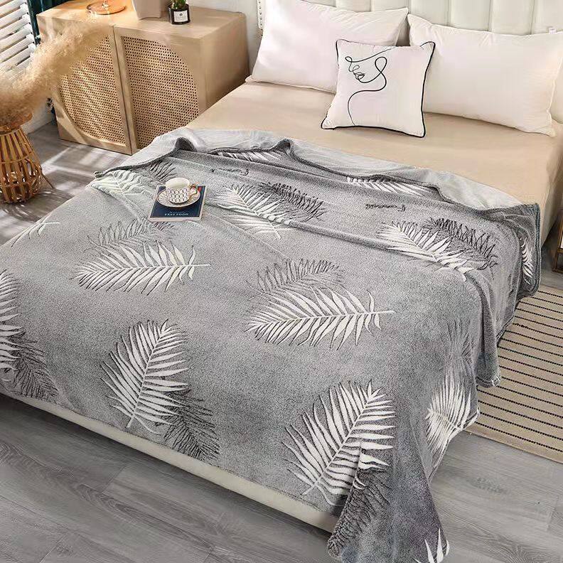 Chăn flannel chăn chăn sofa san hô chăn sang trọng Chăn điều hòa không khí siesta Chăn Quà Tặng chăn