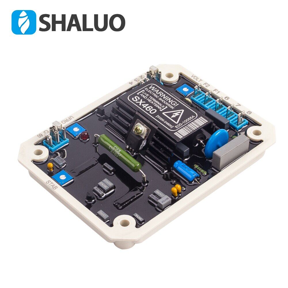 Bộ Điều Chỉnh Tự Động Máy Phát Điện AVR SX460 Chất Lượng Cao Bộ Ổn Định Diesel Điện Động Cơ Máy Phát Điện Điều Khiển Bảng Mạch