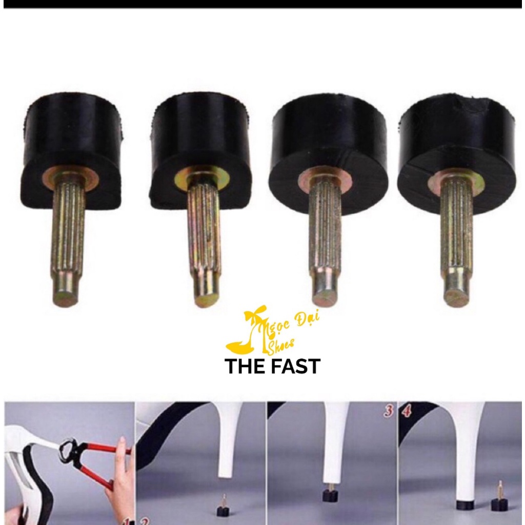 Phụ kiện/cặp nút gót thay thế cho giày cao gót ND253