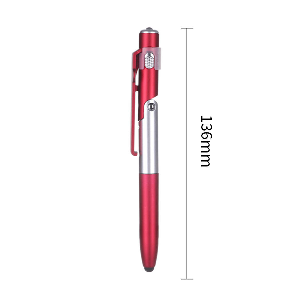 Bút Cảm Ứng Đa Năng 4 Trong 1 Chinatera, Bút Điện Dung, Có Đèn LED Gấp Gọn, Màn Hình Cảm Ứng, Bút Bi, Bút Điện Dung Mini Phổ Thông Cho Điện Thoại Di Động Máy Tính Bảng