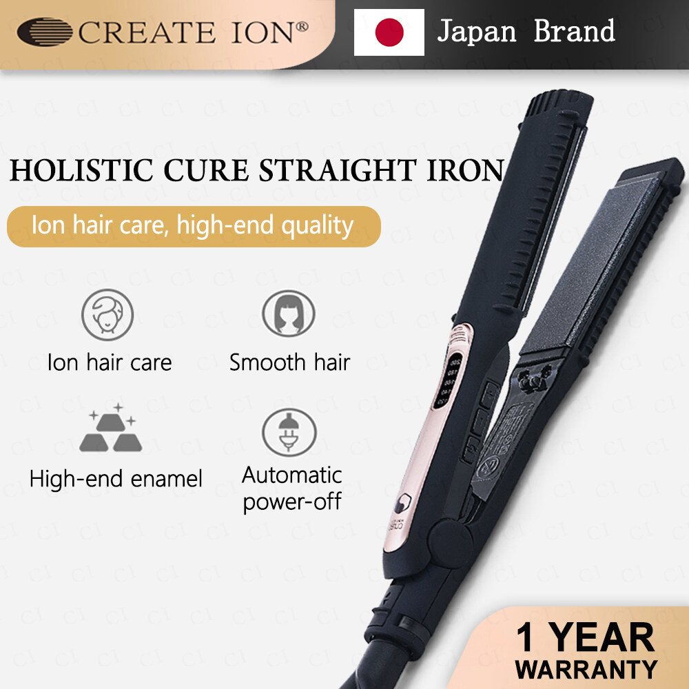 Japan Original CREATE ION HOLISTIC CURE STRAIGHT IRON