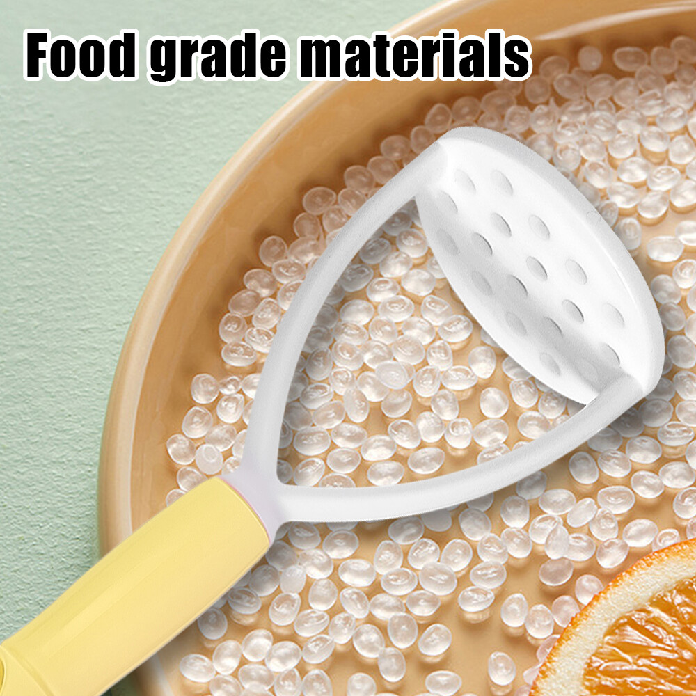 YESPERY PP Pressed Potato Masher Puree Potato Pusher Smooth Mashed Potatoes Crusher Fruit Tools Kitchen Supplies