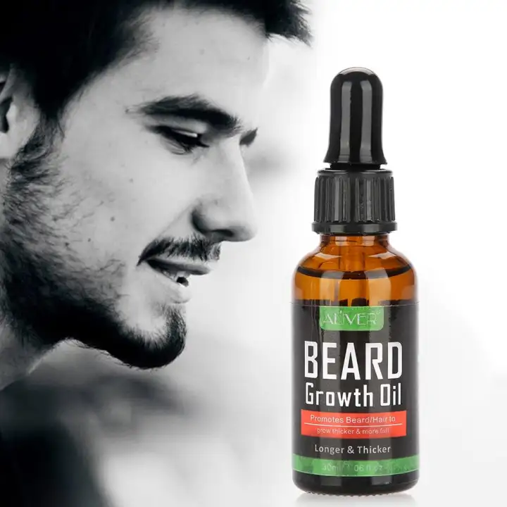 Hea Aliver Bread Growth Oil Men Moustache Enhancer Beard Shaping