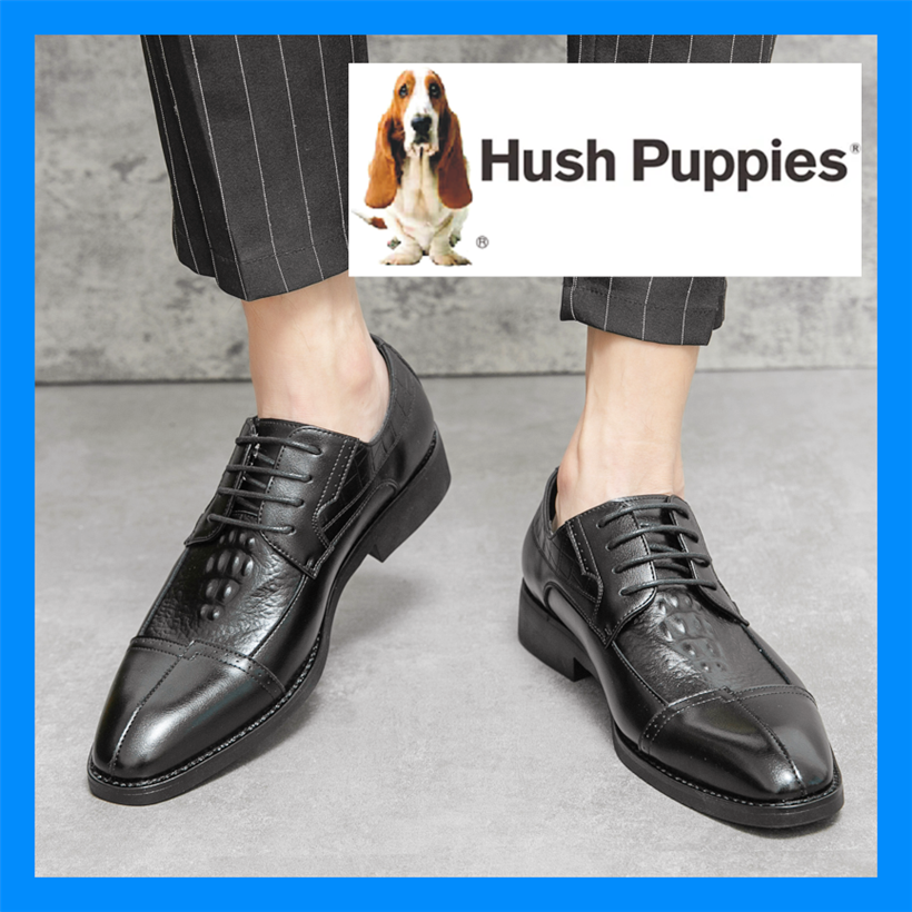 HushPuppies รองเท้าผู้ชาย ฮัชพัพพี่ส์ รองเท้าหนังผู้ชาย ลูกสุนัข