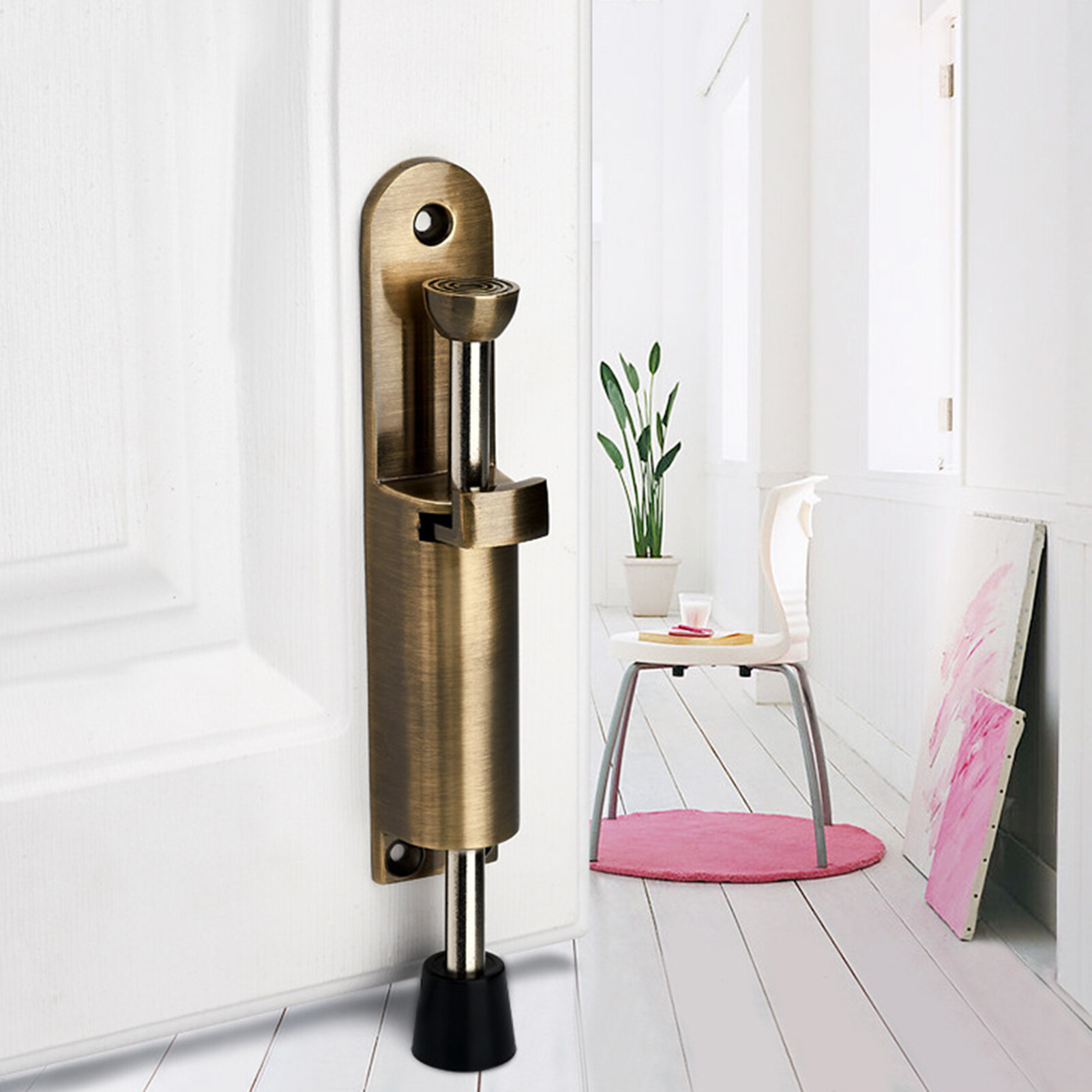 Miao Tools Adjustable Foot-Operated Automatic Holder Door Protective Stopper Kickdown